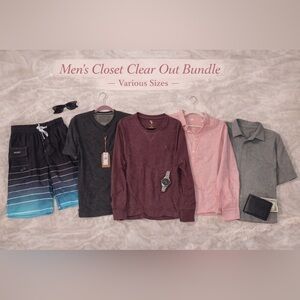 5/25$ Mens Closet Clear-out Bundle - various sizes